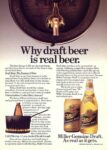 1987 Why draft beer is real beer. Miller Genuine Draft