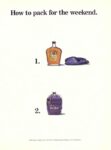 1991 How to pack for the weekend. Crown Royal