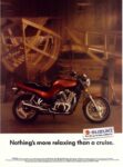 1991 Suzuki VX800. Nothing's more relaxing than a cruise
