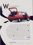 1991 Volkswagen Golf. Welcome To The Great Indoors