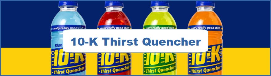 10-K Thirst Quencher Ad and Poster Collection