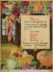 1918 This is what God gives us... Eat less Wheat, Meat, Fats, Sugar