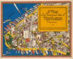 1926 A Map of the Wandrous Isle of Manhattan