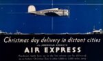 1933 Christmas day delivery in distant cities via American Airways Air Express