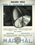 1933 Salon 1933 Mode Et Technique Nouvelles. Marchal