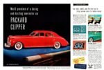 1941 Packard Clipper. World premiere of a daring and dazzling new motor car