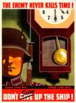 1943 The Enemy Never Kills Time! Don't Slow Up The Ship!