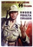 1944 Per Arruolarsi Nella Legione SS ITaliana. Onrore Fedelta Coraggio