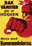 1944 Rak Vänster slår ut Högern. Rösta med Kommunisterna