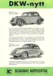 1950 DKW IFA F8. DKW-nytt