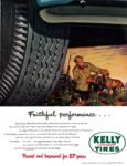1951 Faithful performance... Kelly Springfield Tires. Proved and Improved for 57 years
