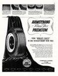 1952 Armstrong Rhino-Flex Premium. Four 'World's Firsts' In One Revolutionary New Tire!
