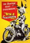 1954 BSA. The Bantam Goes Everywhere!