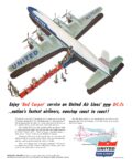 1954 Enjoy 'Red Carpet' service on United Air Lines' new DC-7s