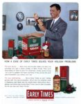 1955 How A Case Of Early Times Solves Your Holiday Problems