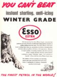 1955 You Can't Beat instant starting, anti-icing Winter Grade Esso Extra