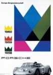 1960 Porsche. Europe-Bergmeisterschaft. 1960-1959-1958
