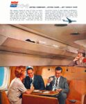 1960 United DC-8 Extra Comfort... Extra Care... Jet Coach Fare