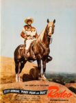1961 Rex Allen and Hir Horse Koko. 21st Annual 'Pikes Peak or Bust' Rodeo