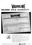 1962 Valvoline 50,000 Mile Guaranty
