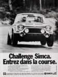 1970 Simca 2000 S Bertone. Challenge Simca. Entrez dans la course