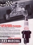 1972 La Seule Bougie 9 fois champion du monde... Est Une Bougie Francaise! S.E.V. Marchal