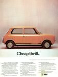 1972 Mini 1275 GT. Cheap thrill