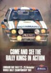 1981 Come And See The Rally Kings In Action. Lombard RAC Rally