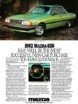 1982 Mazda 626. May Well Be The Most Successful New Car Purchase You Have Ever Made