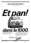 1983 Citroën Visa 4x4. Rallye Des 1000 Pistes. Et Pan! dans le 1000