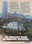1986 Subaru Station Wagon. The Emergency Room Of Markesan, Wisconsin