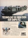 1991 Technology So High Even Our Ships Fly. Navy. You And The Navy. Full Speed Ahead