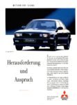1992 Mitsubishi Sigma. Herausfordering und Anspruch