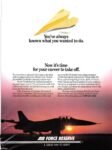 1992 You've always known what you wanted to do. Now it's time for your carer to take off. Air Force Reserve. A Great Way To Serve
