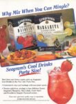 1995 Why Mix When You Can Mingle. Seagram's Cool Drinks Party Size!