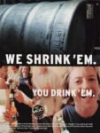1999 We Shrink 'Em. You Drink 'Em. Miller MGD Genuine Draft