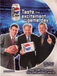 2002 Taste the excitement on game day. One calorie Pepsi One