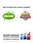 2009 Would You Rather Have A Claim Or A Guarantee. Valvoline
