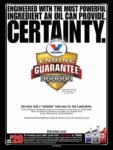 2010 Engineering With The Most Powerful Ingredient An Oil Can Provide. Certainty. Valvoline