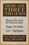 1915 There Are Three Types Of Men. To Which Do You Belong