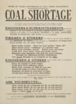 1916-18 Coal Shortage