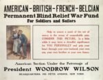 1917 American - British - French - Belgian. Permanent Blind Relief War Fund For Soldiers and Sailors