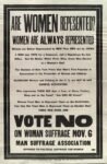 1917 Are Women Repesented. Women Are Always Represented? Vote No On Woman Suffrage