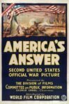 1918 America's Answer. Second United States Official War Picture