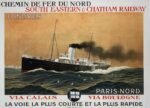 1920 Chemin De Fer Du Nord, South Eastern & Chatham Railway. Londres Paris-Nord
