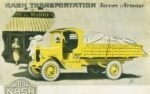 1920 Nash Truck. Nash Transportation Serves Armour