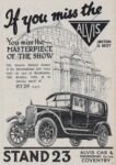 1923 Alvis. If you miss the Alvis, You miss the Masterpiece Of The Show
