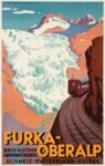 1925 Furka-Oberalp-Bahn. Switzerlad