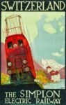 1925 Switzerland. The Simplon Electric Railway