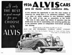 1936 Alvis Saloon. If only The Best is good enough for you Choose An Alvis